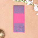 Pink Colour Silk Cotton Saree Without Border