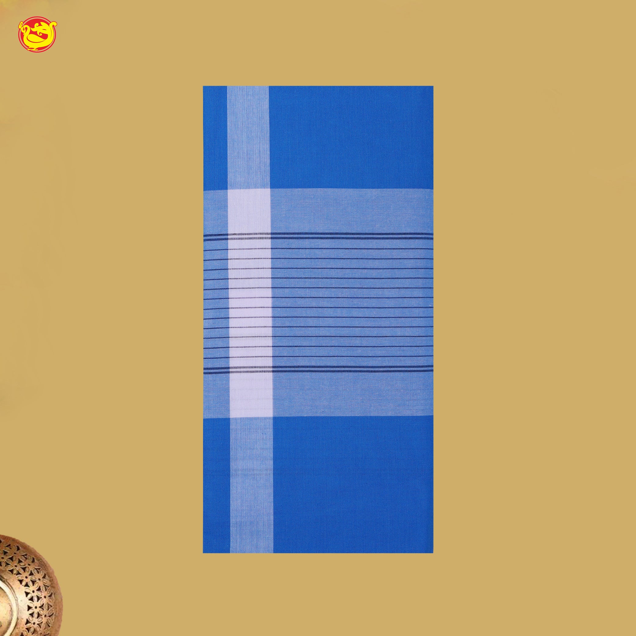 Men’s Checked Cotton Stitched Lungi