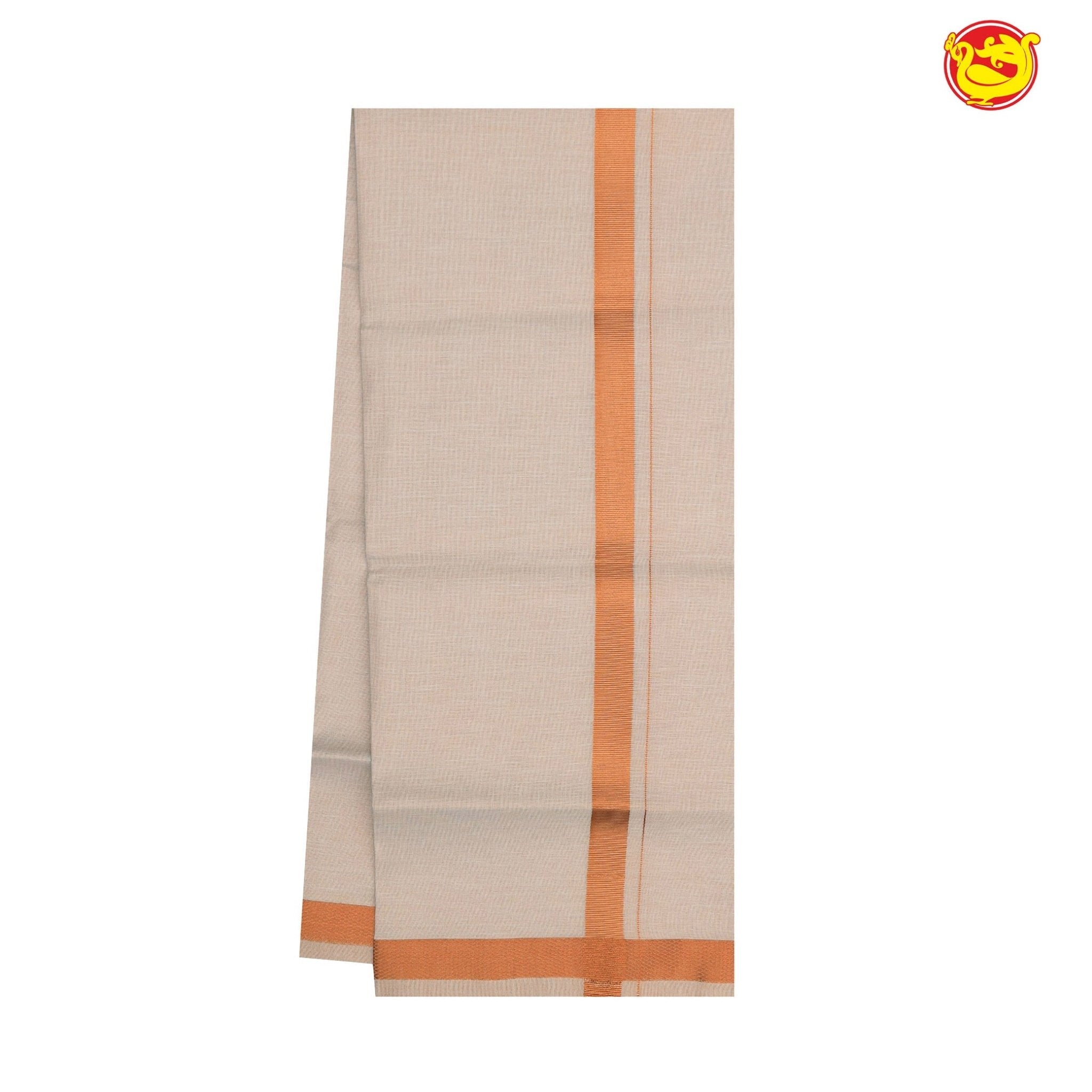 Creamy Sandel Men's Dhoti - Thenianantham