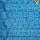 Blue with Pink Traditional Kubera Pattu Saree