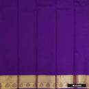 Light Green With Purple Copper Zari Border Korvai Silk Saree