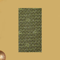 Olive Green flower design Cotton Printed Lungi