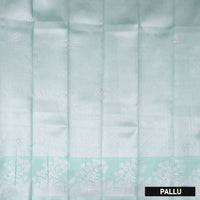Navy Blue With light blue Kubera Silk Saree