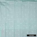 Navy Blue With light blue Kubera Silk Saree