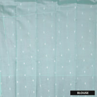 Navy Blue With light blue Kubera Silk Saree