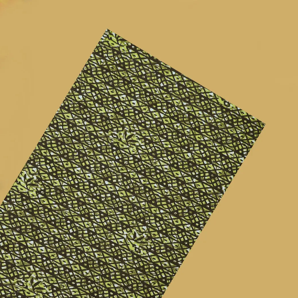 Olive Green flower design Cotton Printed Lungi