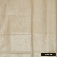 Sandal Colour Fancy Weaving Saree