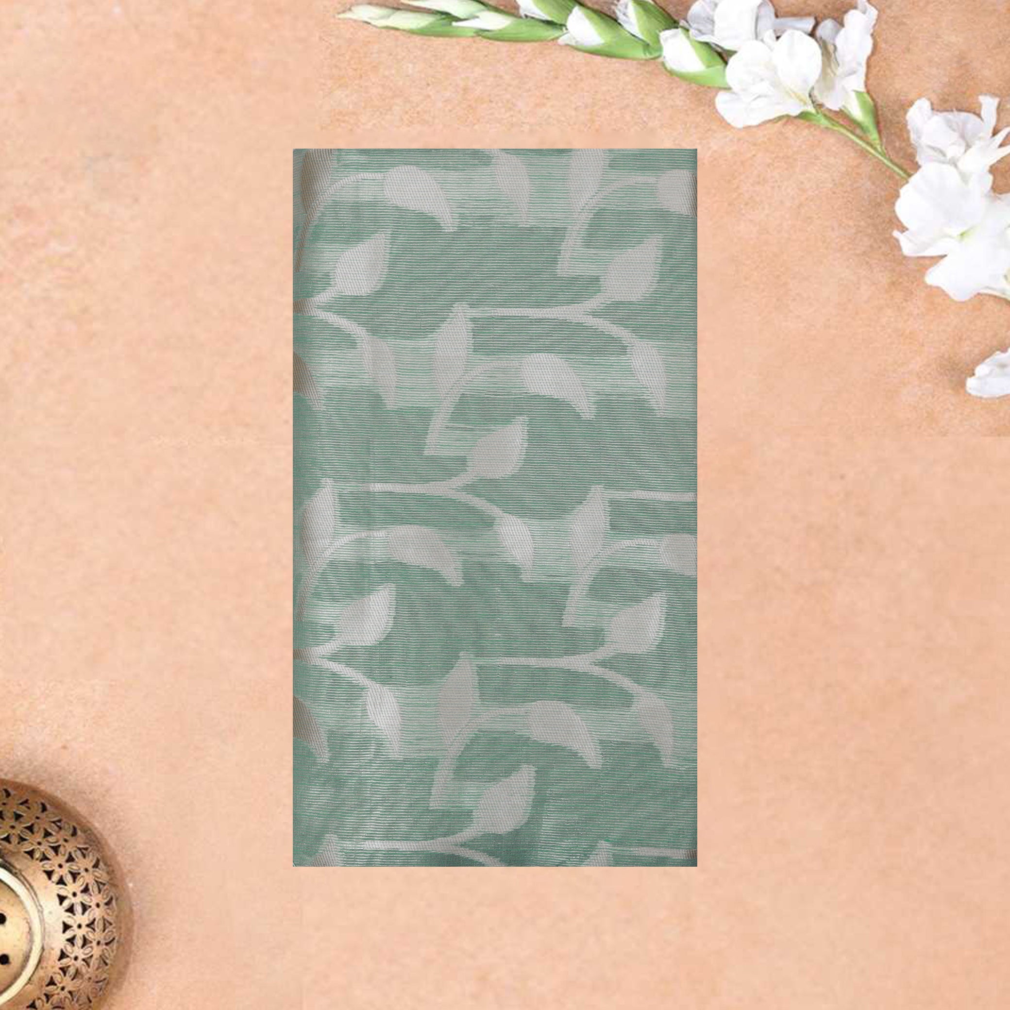 Light Green Colour Fancy Weaving Saree