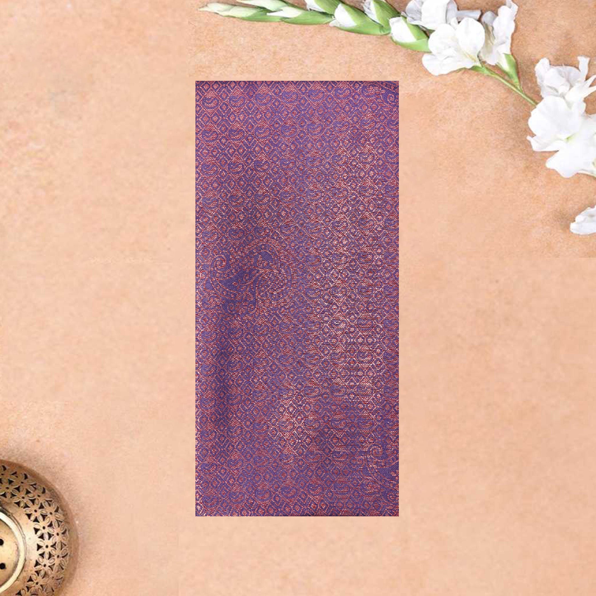 Purple with Pink Softy Saree