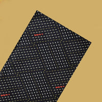 Black with Olive Green flower design Cotton Printed Lungi