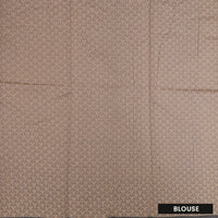 Grey With Sandal Zari  Silk Cotton Saree