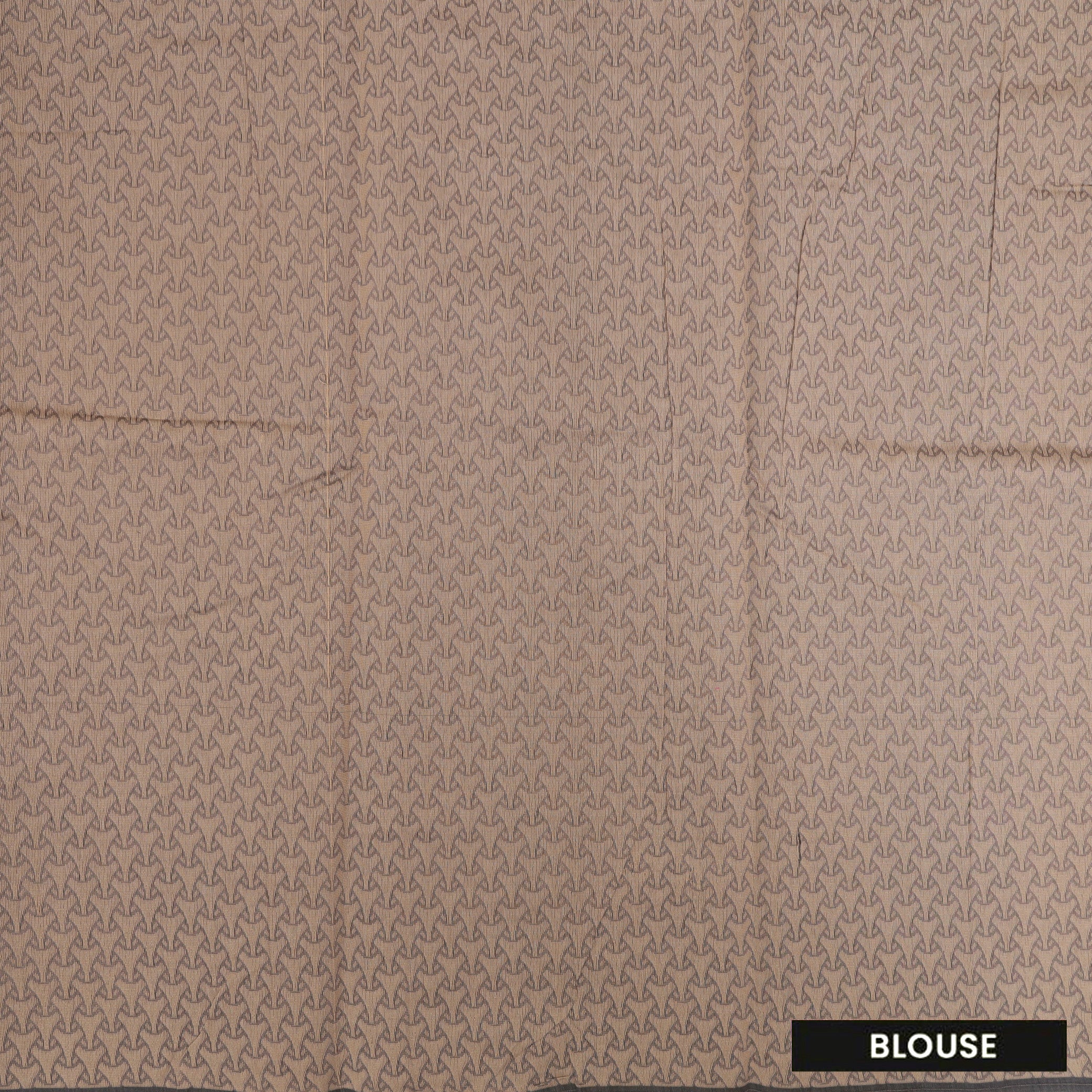 Grey With Sandal Zari  Silk Cotton Saree