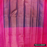Purple with Pink Softy Saree