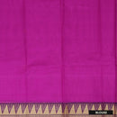 Magenta  with Copper Zeri Border Pure Cotton Saree