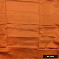 Orange Tissue Semi Silk Saree