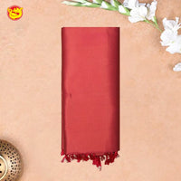 Red Tissue Semi Silk Saree