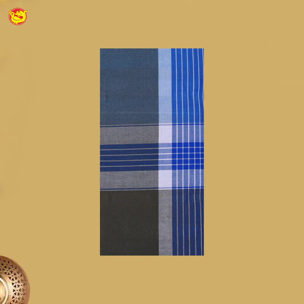Men’s Checked Cotton Stitched Lungi