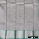 Light Pink With Green Silk Cotton Saree