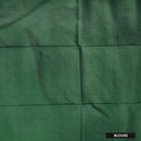 Dark green Colour Trendy Linen Saree