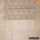 Beige colour Banarasi Saree with Woven Designs