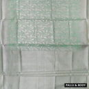 Light Green Colour Fancy Weaving Saree