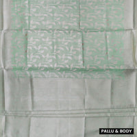 Light Green Colour Fancy Weaving Saree