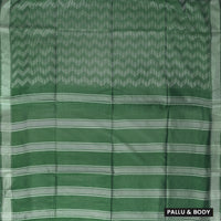 Dark green Colour Trendy Linen Saree