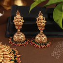 Antique Lakshmi Nagas necklace with jhumkas - Thenianantham