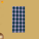 Men’s Green Checked Cotton Stitched Lungi