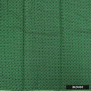 Lime Green With Black Zari Silk Cotton Saree