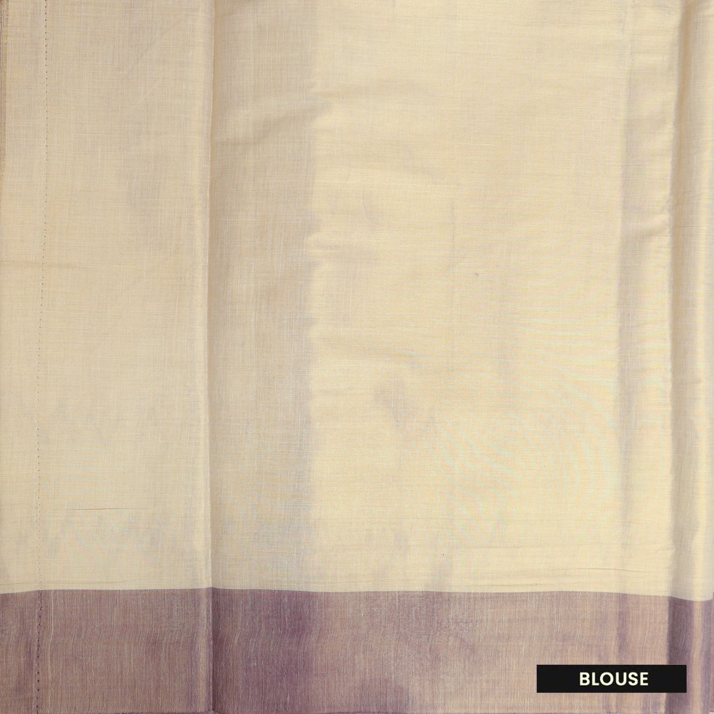 Off White With Purple Sharp Geometric Zip-Zag Lines Stitched Over Wide Gold traditional kerala onam saree
