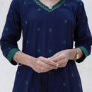 Yazhini-Navy Blue  Ladies Branded Co-ord-set Readymade