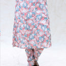 Kaaviya- Multi Color Ladies semi linen Co-ord-set Readymade