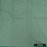 Sea Green With Sandal Zari   Silk Cotton Saree