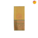 Mustard Yellow Mango Motifs Soft Silk saree - Thenianantham