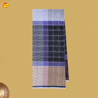 Men’s Checked Cotton Stitched Lungi