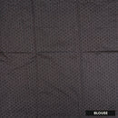 Dusty Pink With Black Zari  Silk Cotton Saree