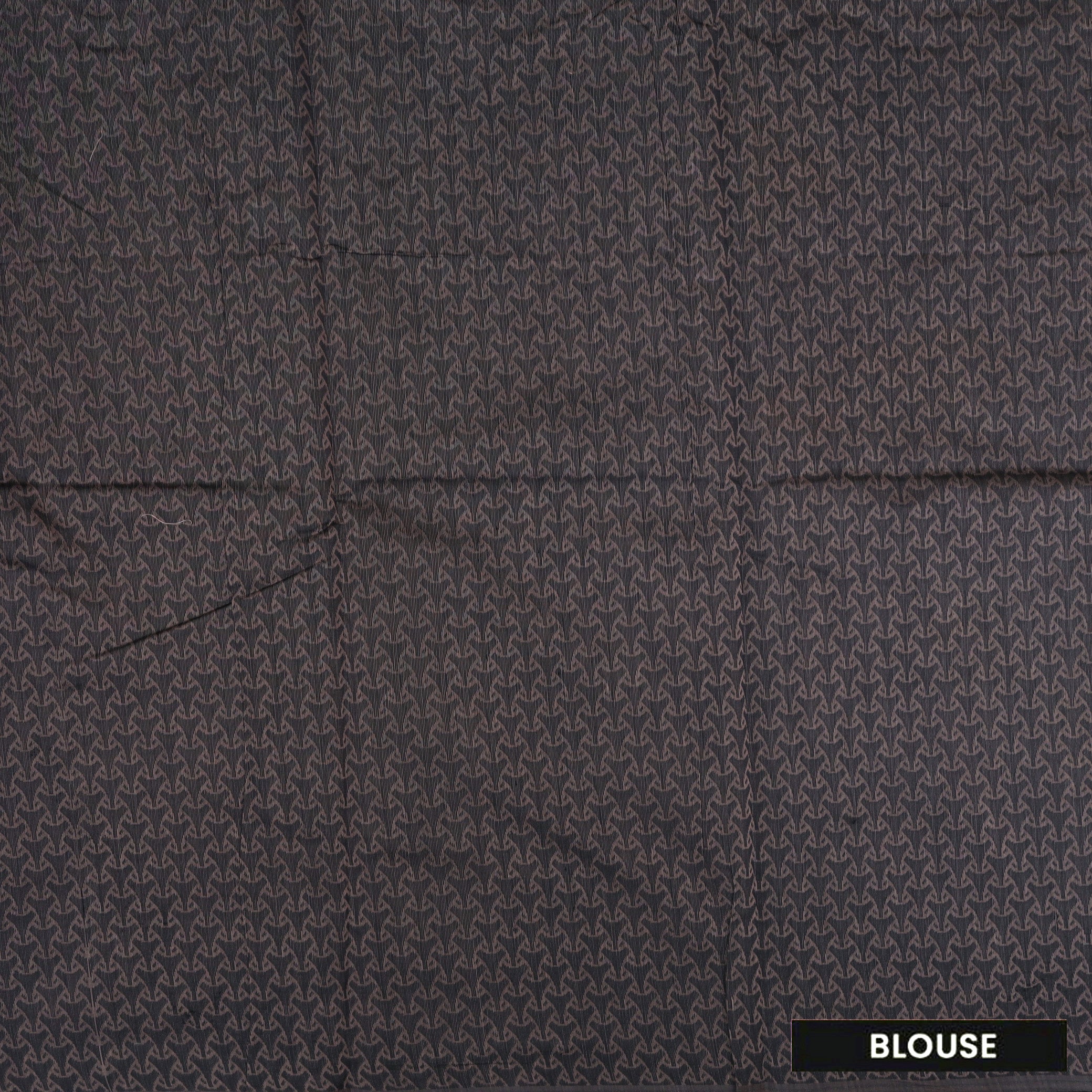 Dusty Pink With Black Zari  Silk Cotton Saree