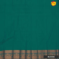 Mustard Yellow Mango Motifs Soft Silk saree - Thenianantham