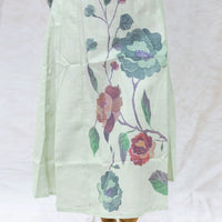 Minnal-Mint green With Floral Design Ladies Branded Umbrella Top Readymade