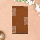 Burnt Orange With Sandal Zari  Silk Cotton Saree