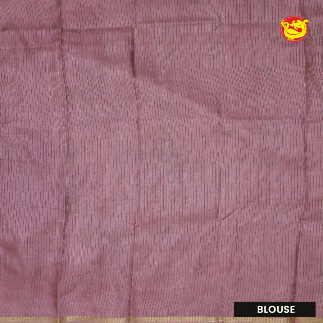 Dusty Pink Kota Saree - Thenianantham