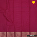 Persian Green with Maroon Soft Silk Saree - Thenianantham