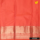 Yellow with Orange Soft Silk Saree