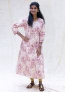 Vennila- Pink With multicolor due to the vibrant paisley pattern Ladies Branded Umbrella Top Readymade