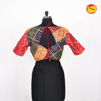 Multicolor Bandhej printed Readymade blouses - Thenianantham