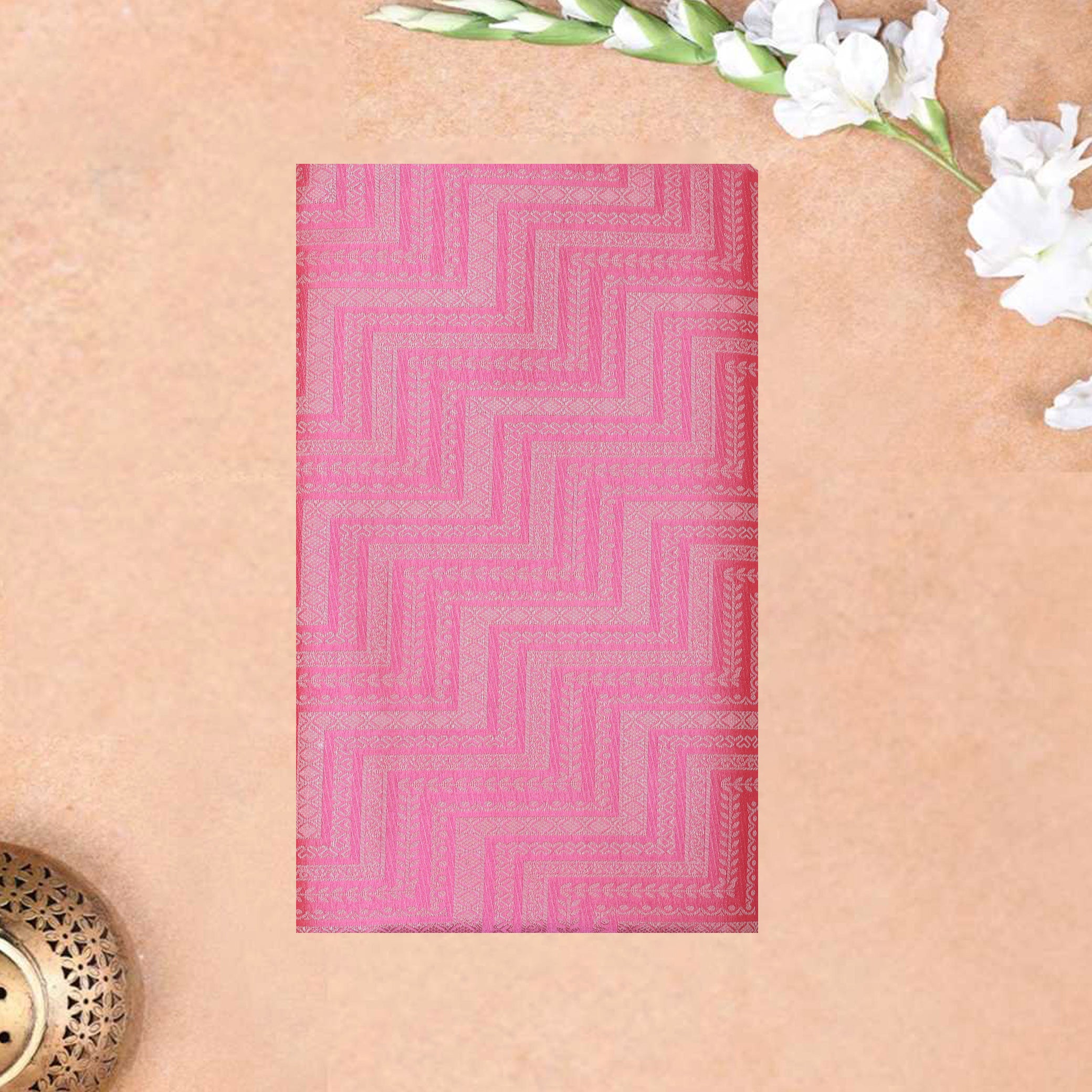 Pink Soft Silk Saree
