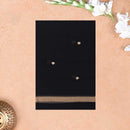 Black ColourTraditional Narayanpet Cotton Saree with  Border