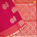 Pink with Double shade Orange Pure Silk Cotton Saree - Thenianantham