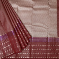 Maroon colour  Soft Silk Saree